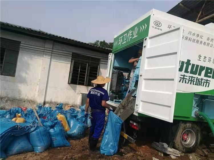 沾化工业污泥压干处理